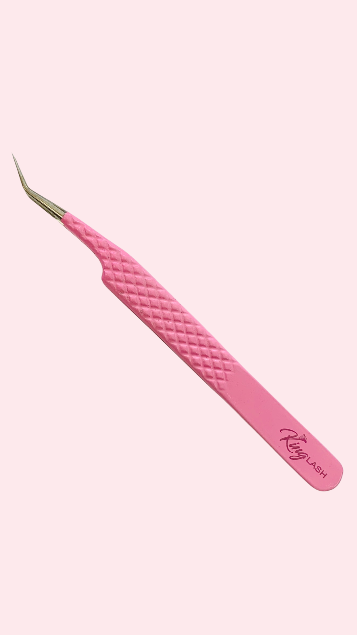 King LASH Curved Tweezers